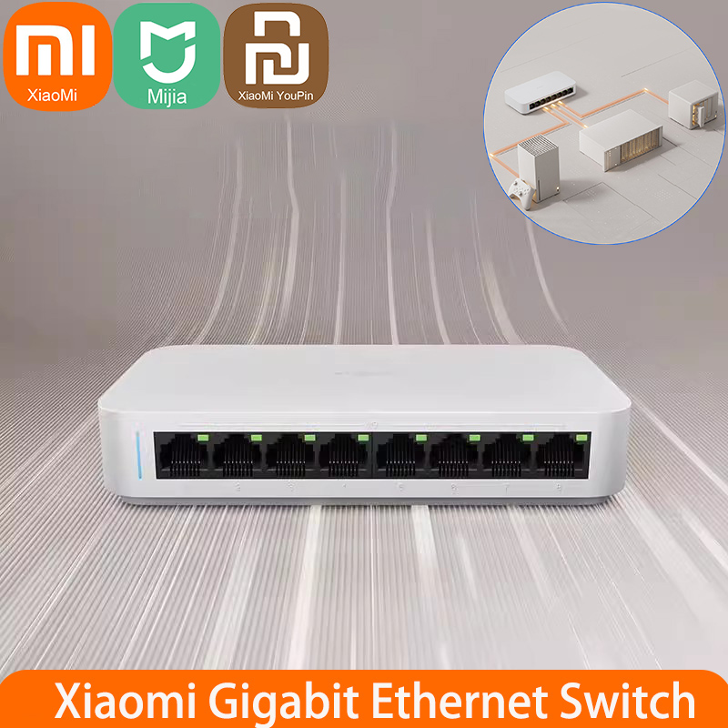 Xiaomi Hub Mijia Hub - Xiaomi Mi 8 porte RJ45 Gigabit